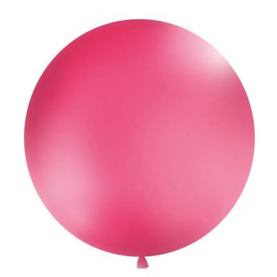 Jätteballong - Pastell fuchsia, 90-100cm