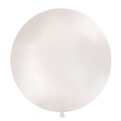 Jätteballong Metallic pärlemor, 90-100 cm