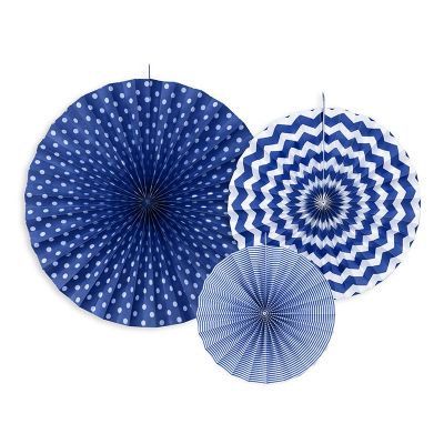 Pinwheels- Mönster Marinblå 
