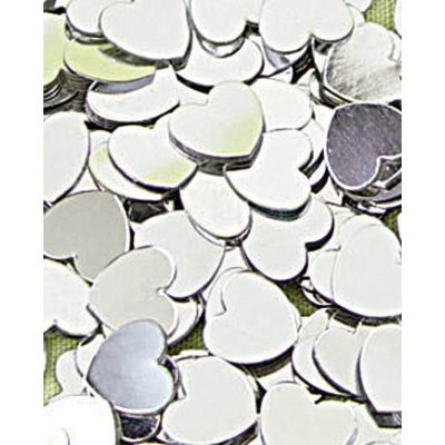Konfetti - Hjärtan Silver