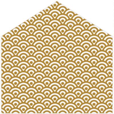 Liner - Kuvertfoder Golden Stripes