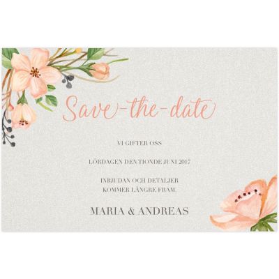 Save-the-date - Romantic Elegance