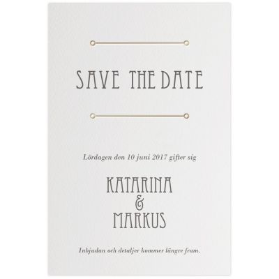 Save-the-date - Deco Elegance