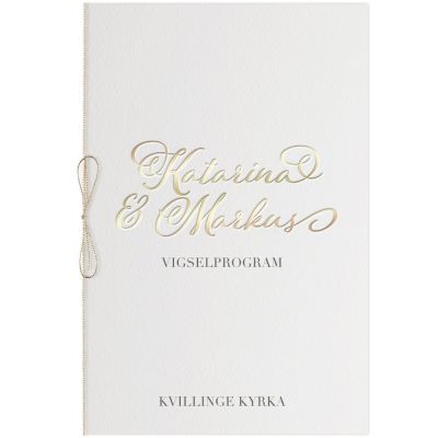 Vigselprogram - Golden Stripes