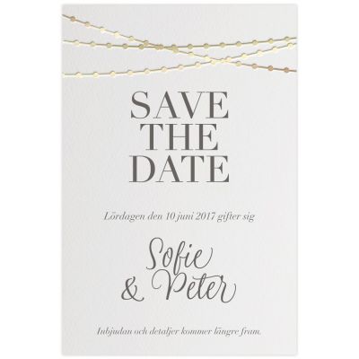 Save-the-date - Dotted Elegance