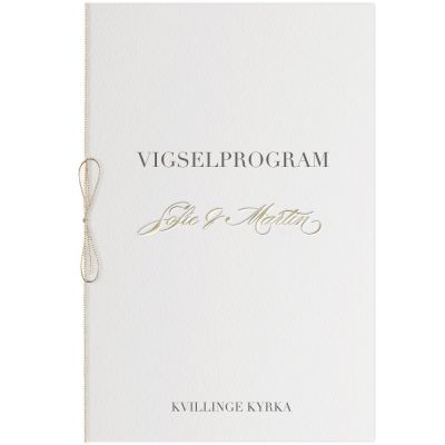 Vigselprogram - Classic Devotion