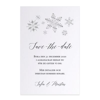 Save-the-date - Winter Elegance