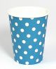 Turkos pappersmugg i engångsmaterial
