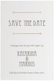 Save-the-date - Deco Elegance