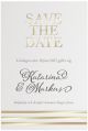 Save-the-date - Golden Stripes