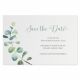 Save-the-date - Branche d'eucalyptus